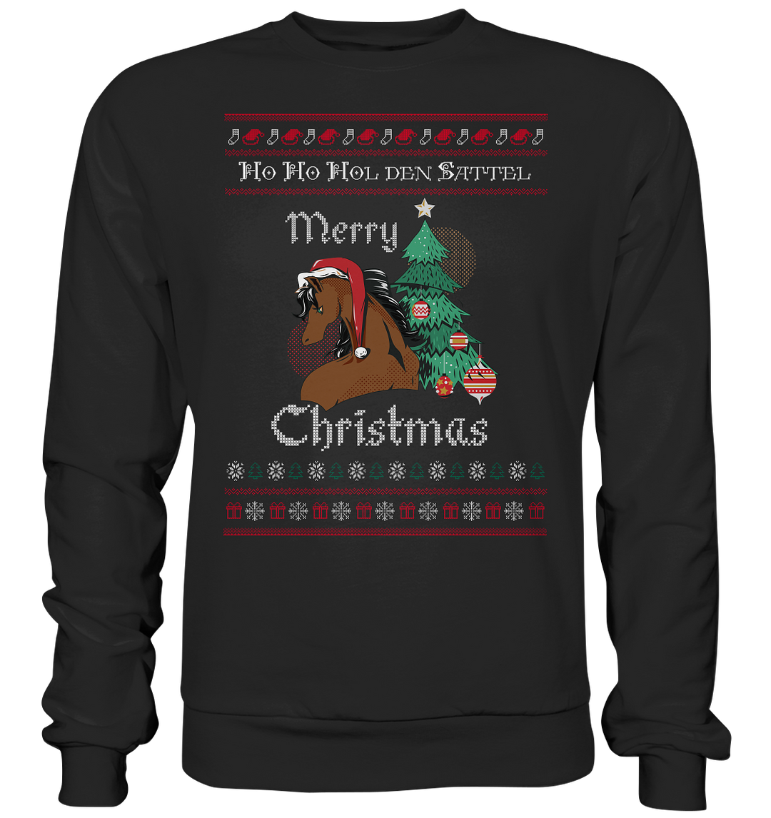 Weihnachtspferd - Basic Sweatshirt