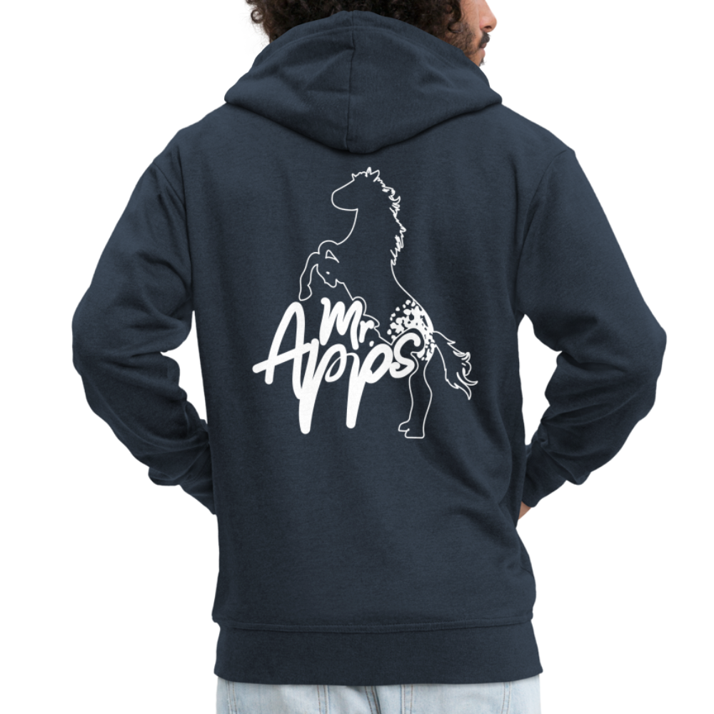 Mr. Apps Männer Premium Kapuzenjacke - Navy