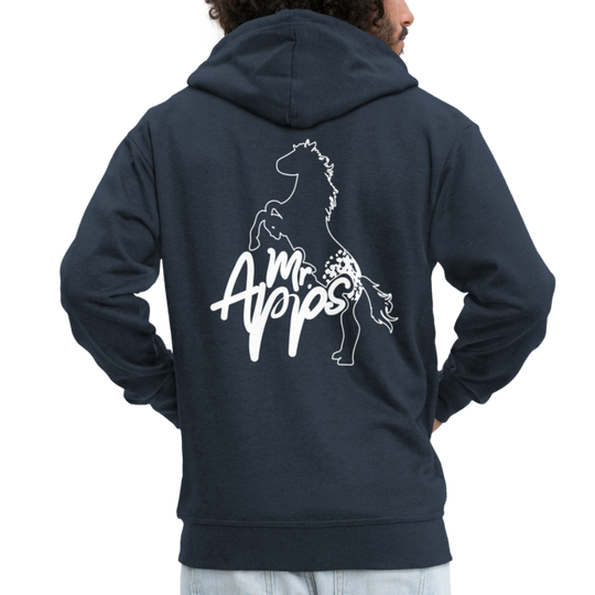 Mr. Apps Männer Premium Kapuzenjacke - Navy