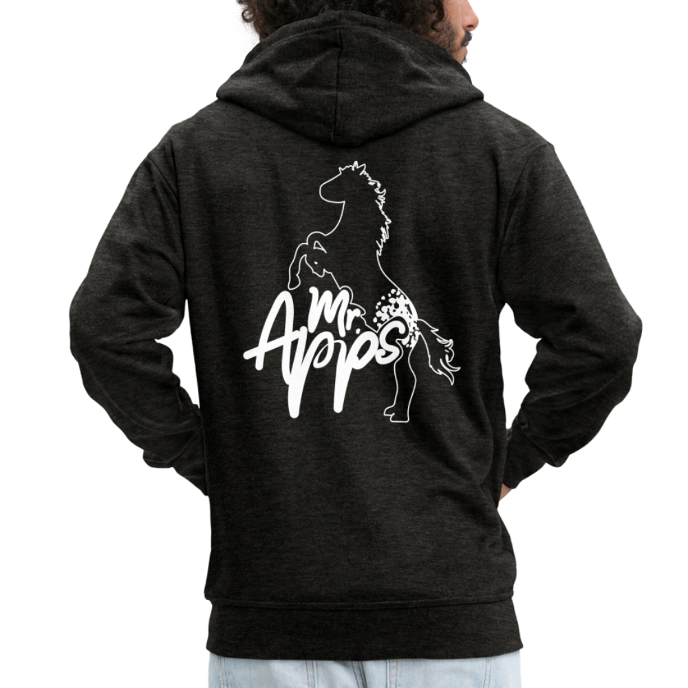 Mr. Apps Männer Premium Kapuzenjacke - Anthrazit