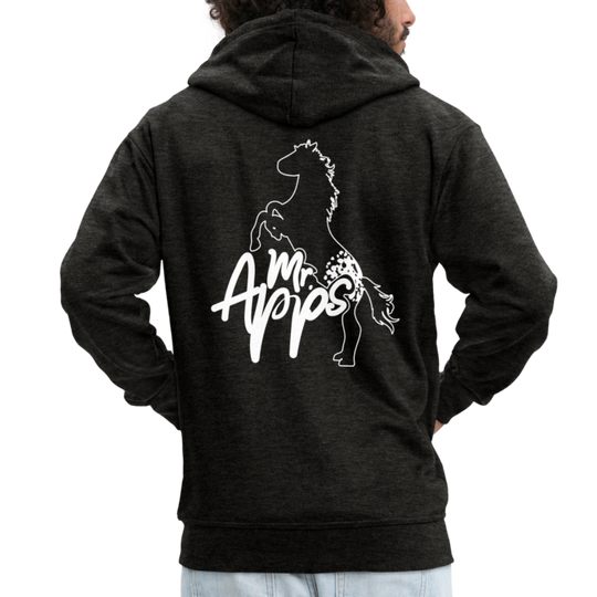 Mr. Apps Männer Premium Kapuzenjacke - Anthrazit