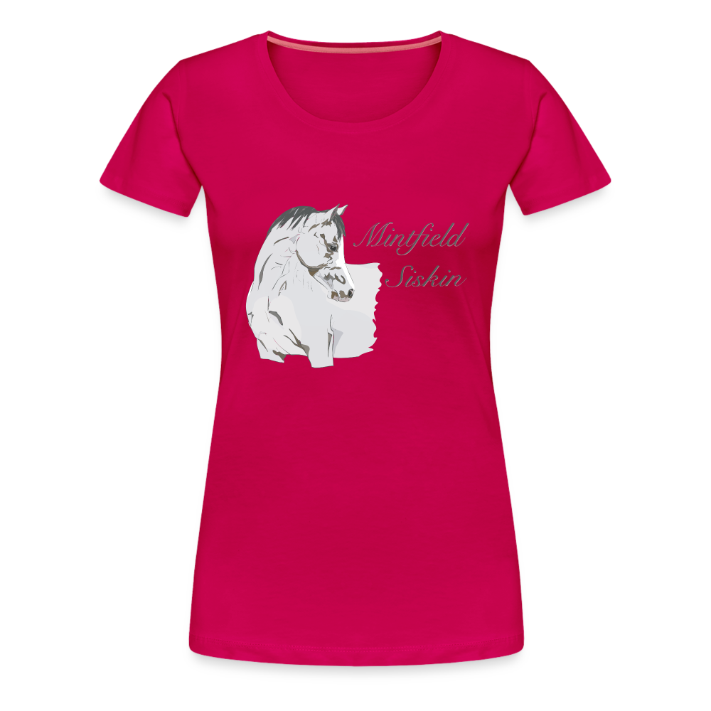 Frauen Premium T-Shirt - dunkles Pink