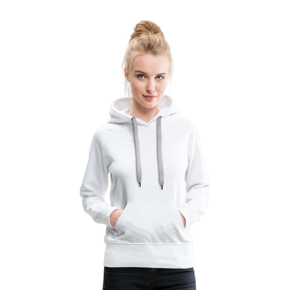 Frauen Premium Hoodie - Pferd Natur - weiß