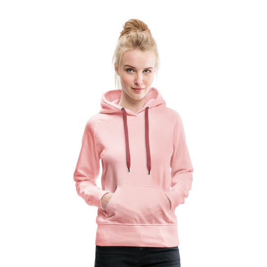 Frauen Premium Hoodie - Pferd Natur - Kristallrosa