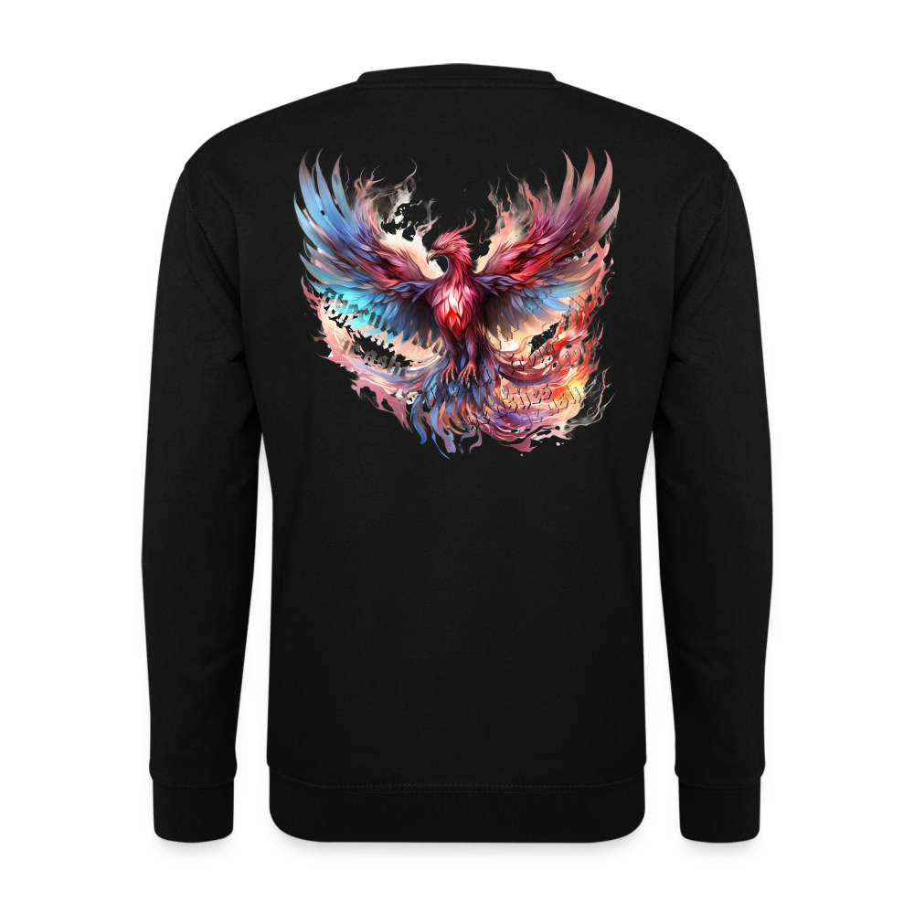 Phoenix Unisex Pullover - Schwarz