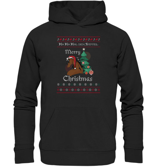 Weihnachtspferd - Organic Basic Hoodie