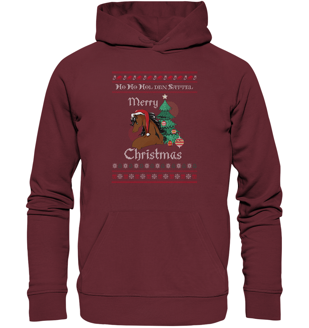 Weihnachtspferd - Organic Basic Hoodie