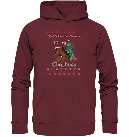 Weihnachtspferd - Organic Basic Hoodie