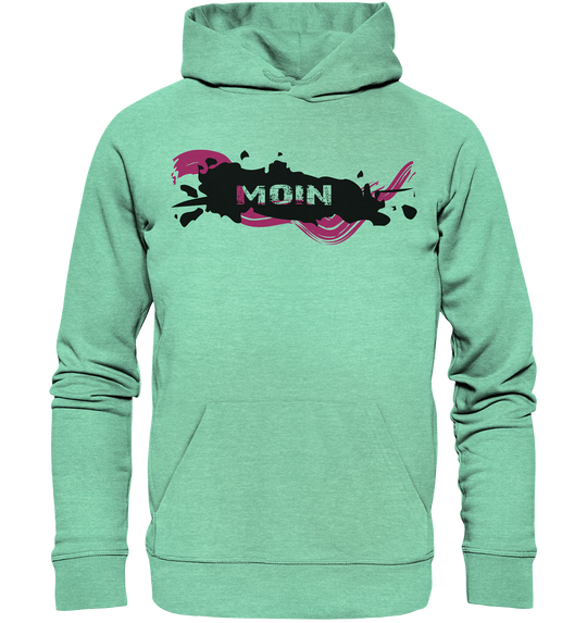 Moin geschweift - Organic Hoodie