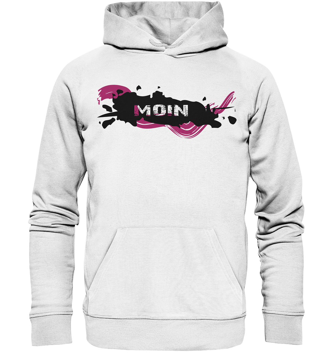 Moin geschweift - Organic Hoodie