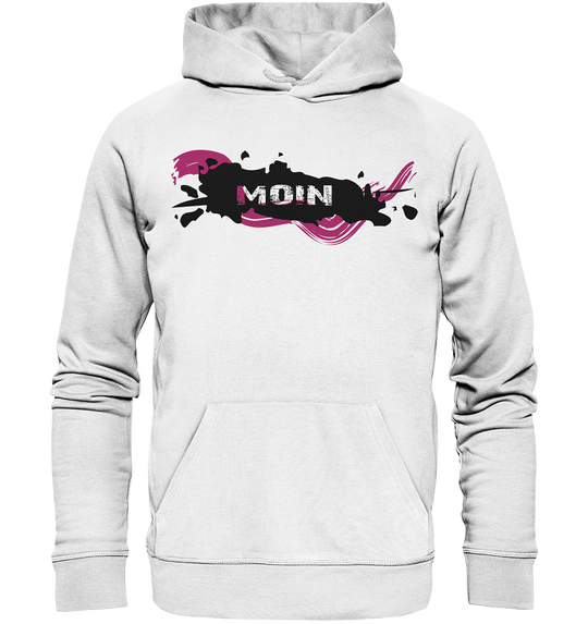 Moin geschweift - Organic Hoodie