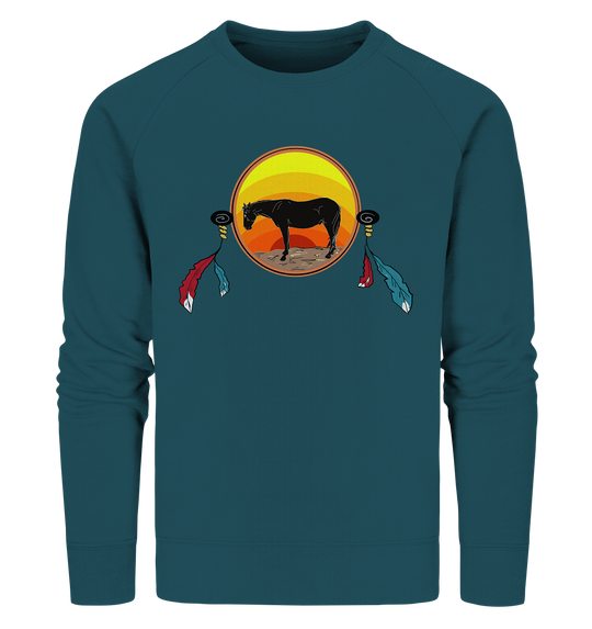 Traumfänger Sonnenuntergang - Organic Sweatshirt