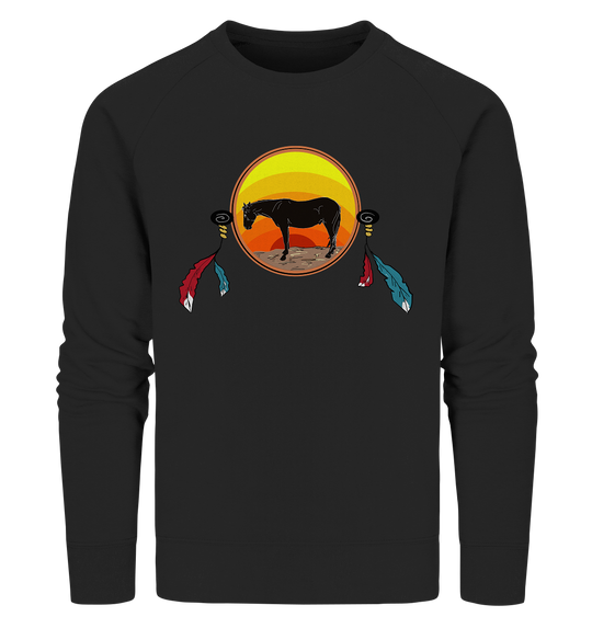 Traumfänger Sonnenuntergang - Organic Sweatshirt