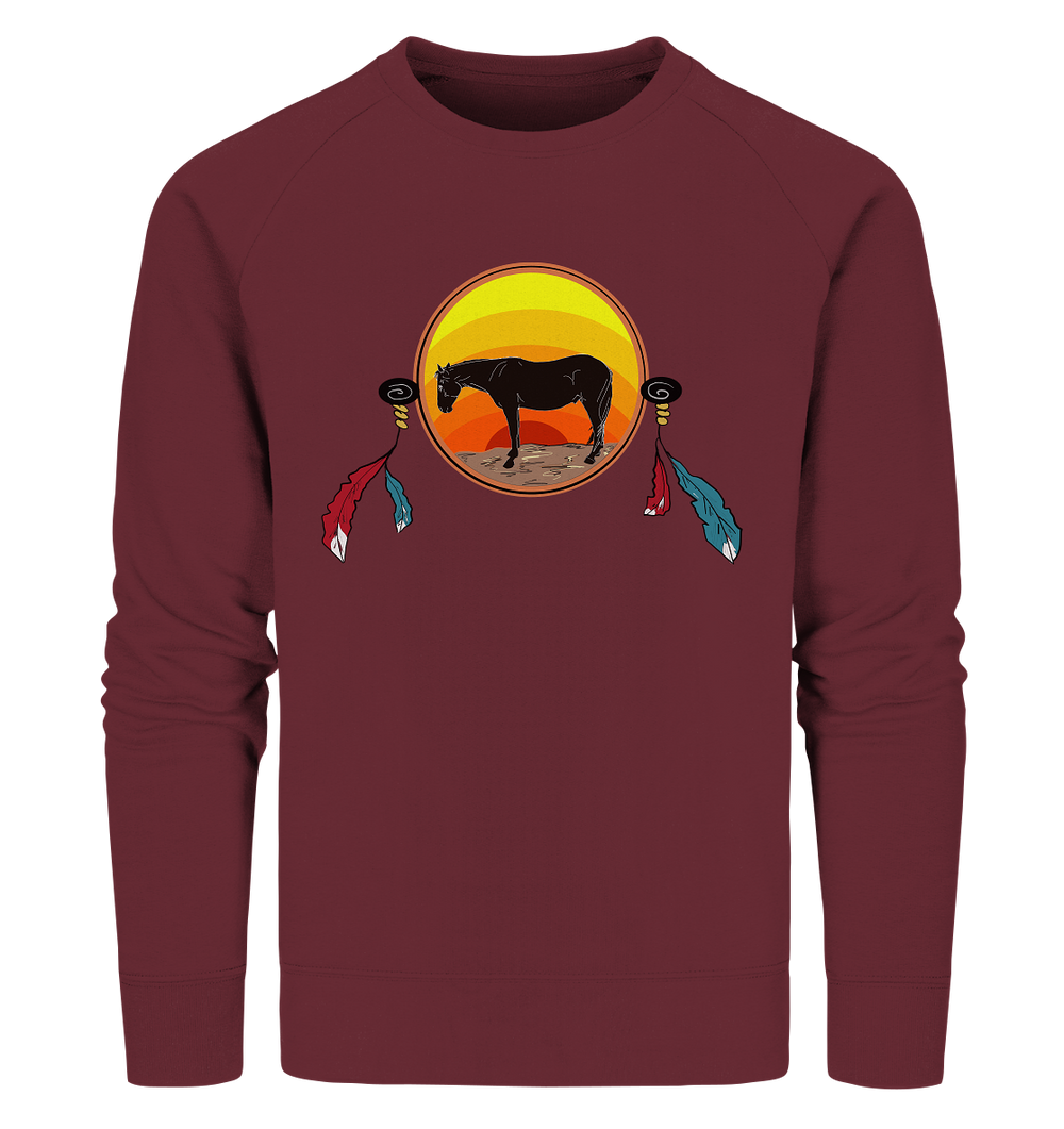 Traumfänger Sonnenuntergang - Organic Sweatshirt