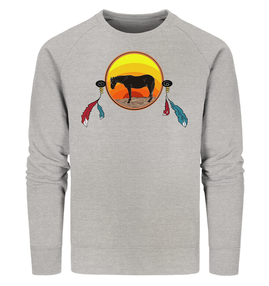 Traumfänger Sonnenuntergang - Organic Sweatshirt