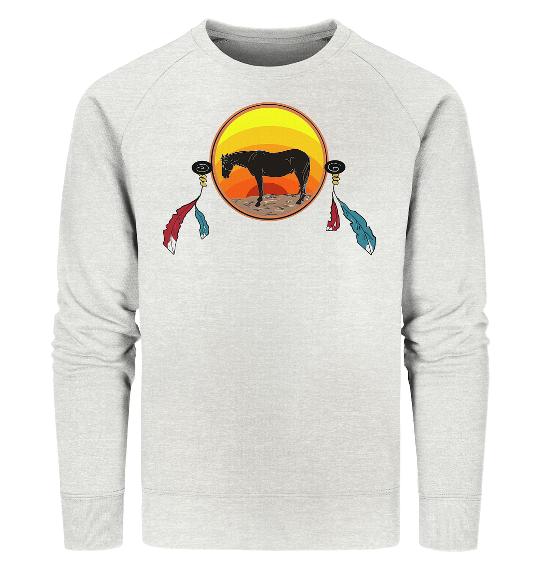 Traumfänger Sonnenuntergang - Organic Sweatshirt