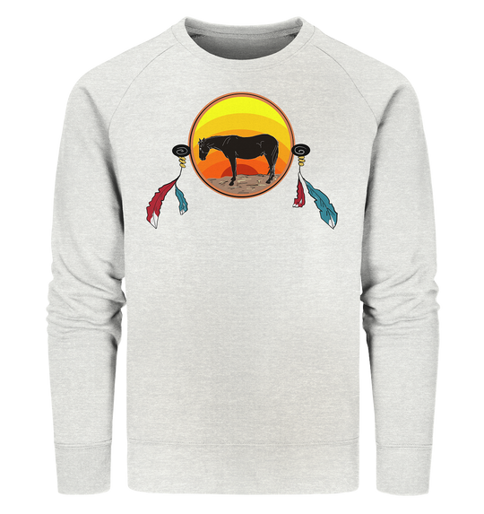 Traumfänger Sonnenuntergang - Organic Sweatshirt