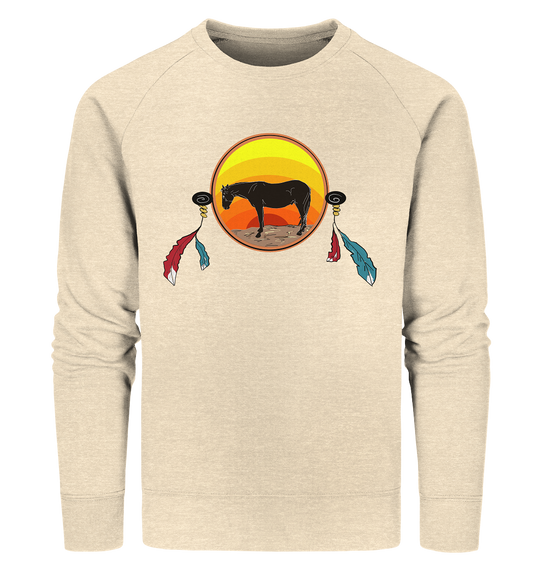 Traumfänger Sonnenuntergang - Organic Sweatshirt